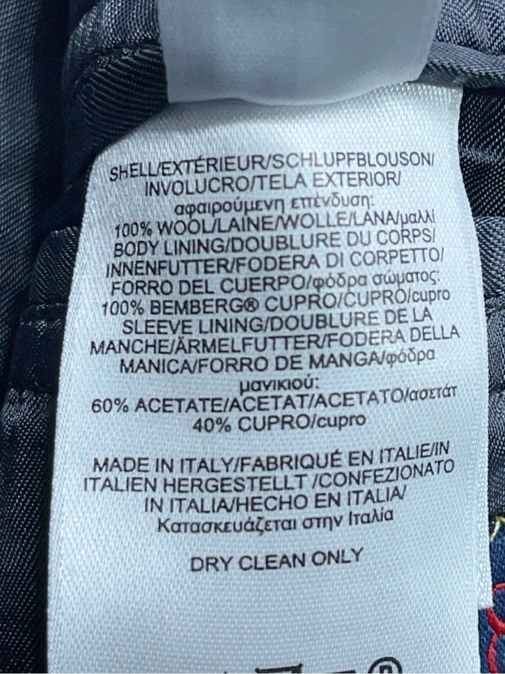 Brooks Brothers Vitale Barberis Canonico Wool Suit Coat Mens 38 Short Gray Italy